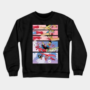 omni man vs invincible Crewneck Sweatshirt